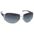 Lunettes de soleil PRADA Noires Blanches Auth am6642 - Prada