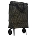 Bolsa Caddie em lona Zucca FENDI marrom Auth fm3635 - Fendi