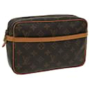 LOUIS VUITTON Monogram Compiegne 23 Clutch Bag M51847 LV Auth yk13937 - Louis Vuitton