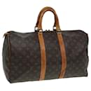 LOUIS VUITTON Monogram Keepall 45 Boston Bag M41428 LV Auth 79885 - Louis Vuitton