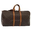 LOUIS VUITTON Monogram Keepall 55 Sac de Boston M41424 LV Auth 82810 - Louis Vuitton