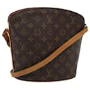 LOUIS VUITTON Monogram Drouot Schultertasche M51290 LV Auth 81760 - Louis Vuitton