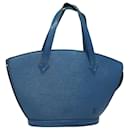 LOUIS VUITTON Epi Saint Jacques Shoulder Bag Blue M52275 LV Auth 78595 - Louis Vuitton