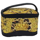 Kosmetiktasche Vanity Gianni Versace aus PVC-Leder in Gelb Auth bs16420