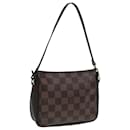 LOUIS VUITTON Trousse de maquillage Damier Ebene N51982 LV Auth 79333 - Louis Vuitton