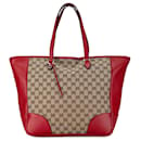 Brown Gucci GG Canvas Bree Tote Bag