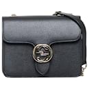 Black Gucci Dollar Calf Interlocking G Crossbody