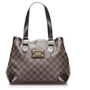 Braune Louis Vuitton Damier Ebene Hampstead PM Tote Tasche