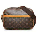 Brown Louis Vuitton Monogram Reporter PM Crossbody Bag