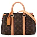 Bolsa Soufflot BB Monograma Louis Vuitton marrom