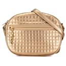 Bolsa transversal Celine Medium C Charm em ouro - Céline