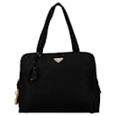 Sac tote en tessuto noir de Prada