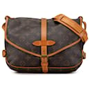 Brown Louis Vuitton Monogram Saumur 30 Crossbody Bag