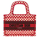 Red Dior Mini Dioramour Book Tote