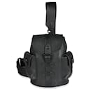 Mochila Christopher XS em taurillon preto Louis Vuitton