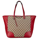 Gucci Brown GG Canvas Bree Tote Bag