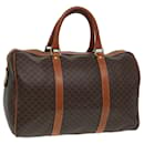 Sac Boston en toile Macadam CELINE en cuir PVC marron Auth 83945 - Céline