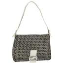 Bolso de hombro Mamma Baguette de lona Zucchino FENDI azul Auth ep4964 - Fendi