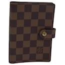 LOUIS VUITTON Agenda PM Damier Ebene Couverture Planificateur de Jour R20700 LV Auth 78979 - Louis Vuitton