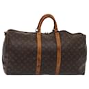 LOUIS VUITTON Monogram Keepall Bandouliere 55 Boston Bag M41414 LV Auth ki4664 - Louis Vuitton