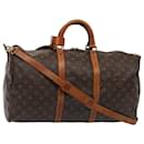 LOUIS VUITTON Monogram Keepall Bandouliere 50 Borsa Boston M41416 LV Auth 81388 - Louis Vuitton