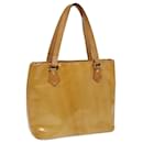 LOUIS VUITTON Monogram Vernis Houston Hand Bag Beige M91004 LV Auth 84734 - Louis Vuitton