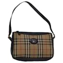 Burberrys Nova Check Shoulder Bag Canvas Beige Auth 79918 - Autre Marque