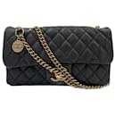 Borsa a flap matelassé classica a flap singolo 2 vie nera - Chanel