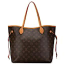 Braune Louis Vuitton Monogram Neverfull MM Tote Tasche