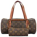 Sac à main vintage Papillon en toile Monogram Louis Vuitton