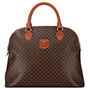 Brown Celine Macadam Dome Handbag - Céline