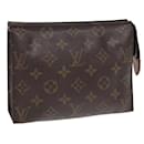 LOUIS VUITTON Monogram Poche Toilette 19 Pouch M47544 LV Auth 83466 - Louis Vuitton