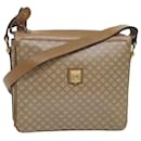 CELINE Macadam Canvas Schultertasche Beige Auth 82010 - Céline