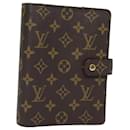 LOUIS VUITTON Agenda MM Monogram Couverture Planificateur de Jour R20105 LV Auth 79122 - Louis Vuitton