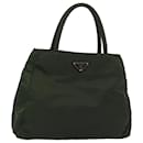 PRADA Tote Bag Nylon Khaki Auth 83695 - Prada