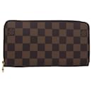 LOUIS VUITTON Portefeuille Zippy Long Damier Ebene N41661 LV Auth am6593S - Louis Vuitton