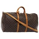 LOUIS VUITTON Monogram Keepall Bandouliere 60 Boston Bag M41412 LV Auth 82811 - Louis Vuitton