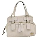 Chloe Hand Bag Leather White Auth bs16390 - Chloé