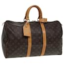 LOUIS VUITTON Monogram Keepall 45 Bolsa Boston M41428 LV Auth fm3577 - Louis Vuitton