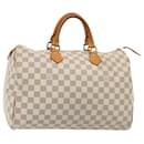 LOUIS VUITTON Bolso de Mano Speedy 35 Damier Azur N41535 LV Auth 84325 - Louis Vuitton