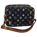 LOUIS VUITTON Pochette Wapity Monogramma Multicolore Nero M58034 Auth 79331 - Louis Vuitton