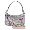 Bolsa de mão Coach em canvas 2 vias multicolorida Auth am6634