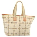 BALLY Bolsa Tote de Lona Blanca Auth bs16241 - Bally