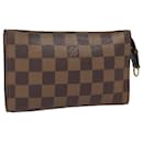 LOUIS VUITTON Pochette Marais Damier Ebene LV Auth 83606 - Louis Vuitton