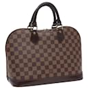 LOUIS VUITTON Damier Ebene Alma Hand Bag N51131 LV Auth 83830 - Louis Vuitton