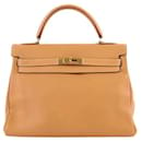 Kelly 32 handbag in leather - Hermès