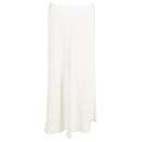  Rixo Maxi Skirt in Ivory Silk - Autre Marque