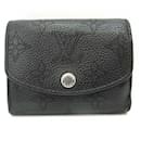 Louis Vuitton Monogram Mahina Iris XS Wallet Black
