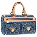LOUIS VUITTON Monogram Denim Neo Speedy Hand Bag Blue M95019 LV Auth am6691S - Louis Vuitton