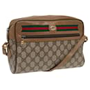 Sac à bandoulière GUCCI GG Supreme Web Sherry Line Beige Or 119 02 088 Auth 82111 - Gucci